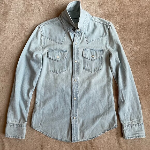 NWOT Aritzia Denim Forum Niah Shirt - Picture 3 of 13